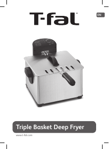 Manual Tefal FR390051 Triple Basket Deep Fryer