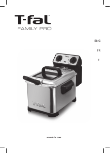 Manual de uso Tefal FR404950 Family Pro Freidora