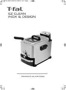 Mode d’emploi Tefal FR701350 EZ Clean Inox Friteuse