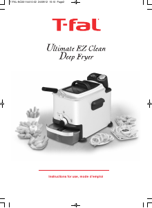 Manual Tefal FR700851 Ultimate EZ Clean Deep Fryer