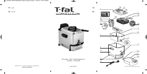 Manual Tefal FR800051 Ultimate EZ Clean Deep Fryer