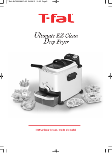 Manual Tefal FR700850 Ultimate EZ Clean Deep Fryer