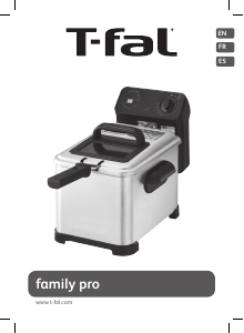 Manual de uso Tefal FR500051 Family Pro Freidora