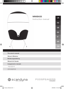 Bedienungsanleitung Scandyna Minibass Subwoofer