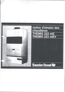 Mode d’emploi Saunier Duval Themis 223 mE Chaudière à gaz