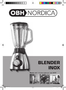 Berygtet Hvis Glorious Brugsanvisning OBH Nordica 6646 Inox Blender