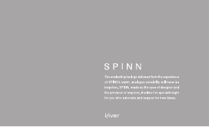 Manual iRiver Spinn Mp3 Player