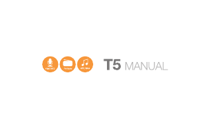 Manual iRiver T5 Mp3 Player