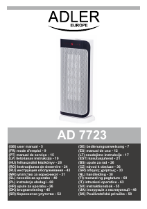 Manual Adler AD 7723 Radiator