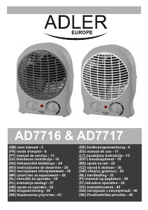 Manual Adler AD 7717 Heater