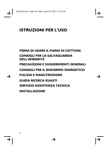 Manuale Ignis AKL 710/IX Piano cottura
