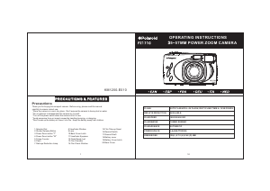 Manual Polaroid PZ1710 Camera