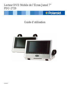 Mode d’emploi Polaroid PDU-2729 Lecteur DVD