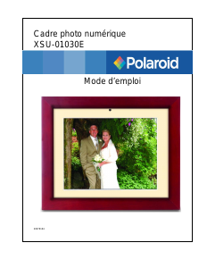 Mode d’emploi Polaroid XSU-01030E Cadre photo numérique