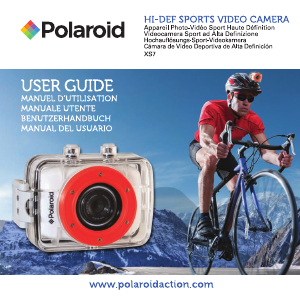 Manual de uso Polaroid XSS7 Action cam