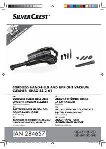 Manual SilverCrest SHAZ 22.2 A1 Vacuum Cleaner