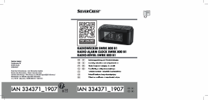 Manual SilverCrest IAN 334371 Alarm Clock Radio