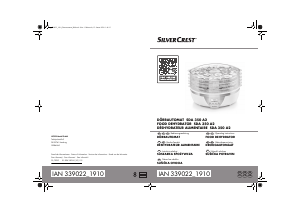 Handleiding SilverCrest IAN 339022 Voedseldroger