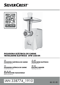 Manual SilverCrest IAN 338774 Picadora de carne