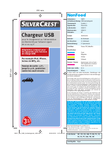 Mode d’emploi SilverCrest IAN 56971 Chargeur de voiture