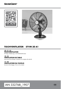 Mode d’emploi SilverCrest IAN 332768 Ventilateur