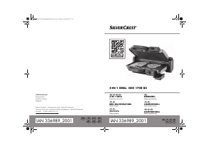 Manual SilverCrest IAN 336989 Contact Grill