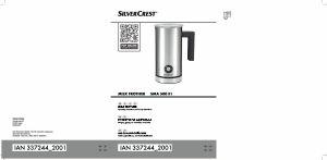 Manual SilverCrest SMA 500 E1 Milk Frother