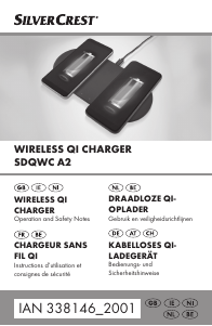 Manual SilverCrest SDQWC A2 Wireless Charger