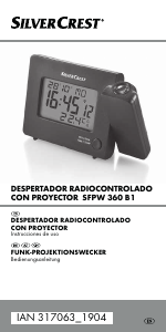 Manual de uso SilverCrest IAN 317063 Despertador