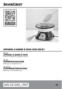 Mode d’emploi SilverCrest SZM 500 B1 Machine à barbe à papa