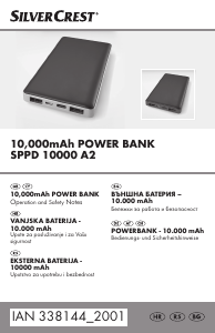 Manual SilverCrest SPPD 10000 A2 Portable Charger