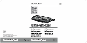 Návod SilverCrest SPG 2000 A1 Stolný gril
