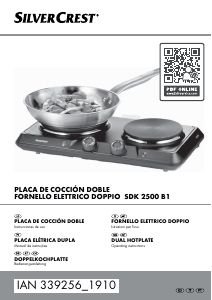 Manual de uso SilverCrest IAN 339256 Placa