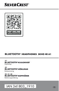 Bruksanvisning SilverCrest IAN 341803 Hörlurar
