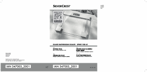 Manual SilverCrest IAN 347003 Cântar