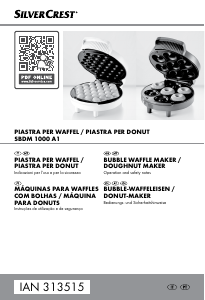 Manual SilverCrest IAN 313515 Donut Maker