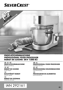 Manual de uso SilverCrest SKV 1200 B2 Robot de cocina