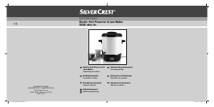 Manual SilverCrest IAN 71772 Preserving Cooker