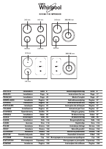 Manuale Whirlpool ACM 808/BA Piano cottura