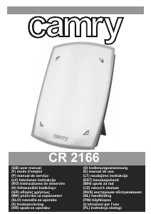Manual Camry CR 2166 Terapia de luz