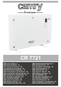 Посібник Camry CR 7721 Підігрівач