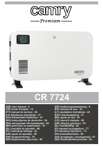Посібник Camry CR 7724 Підігрівач