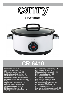 Bruksanvisning Camry CR 6410 Slow cooker