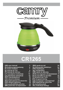 Manual Camry CR 1265 Fierbător