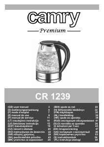 Manual Camry CR 1239 Fierbător