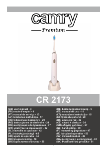 Manuál Camry CR 2173 Elektrický kartáček na zuby