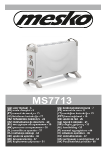 Посібник Mesko MS 7713 Підігрівач