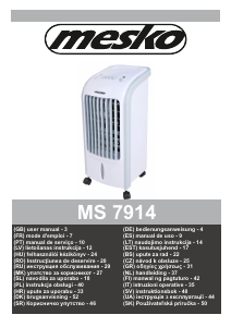 Návod Mesko MS 7914 Klimatizácia