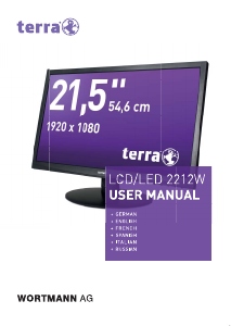 Bedienungsanleitung Terra 2212W LCD monitor