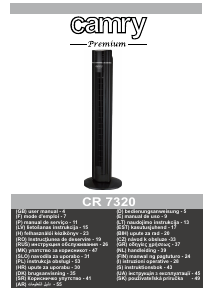 Manual de uso Camry CR 7320 Ventilador